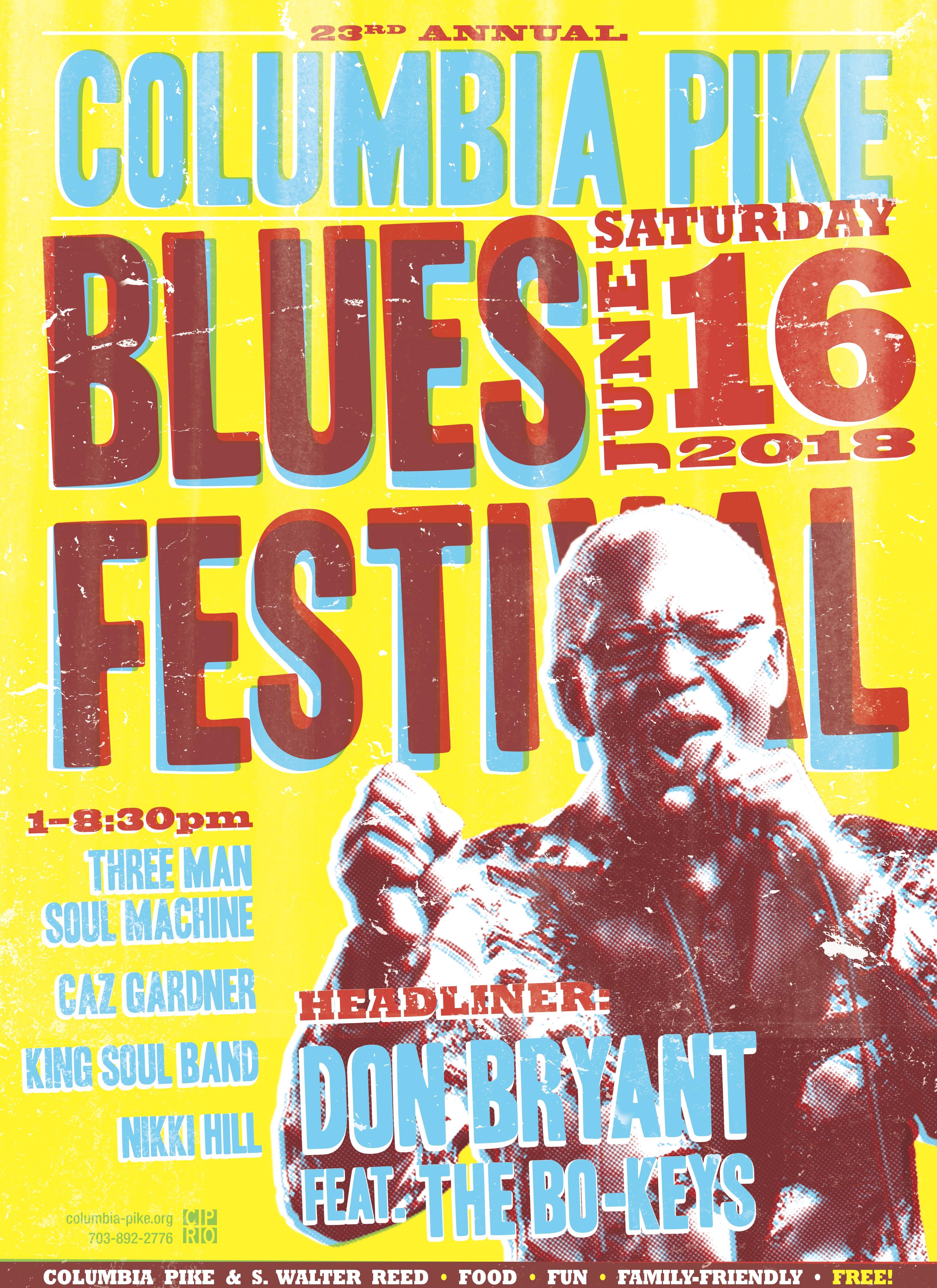 Save the Date 23rd Annual Columbia Pike Blues Festival on June 16